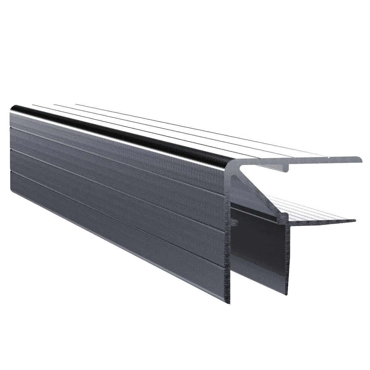 1/2" Aluminum Double Angle, 10 Feet Length