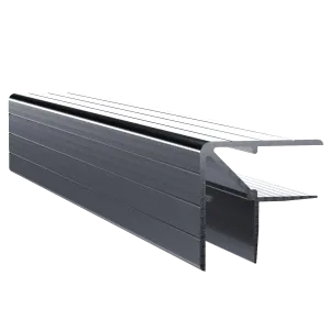 1/2" Aluminum Double Angle, 10 Feet Length