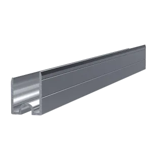 1/2" Aluminum Groove, 10 Feet Length