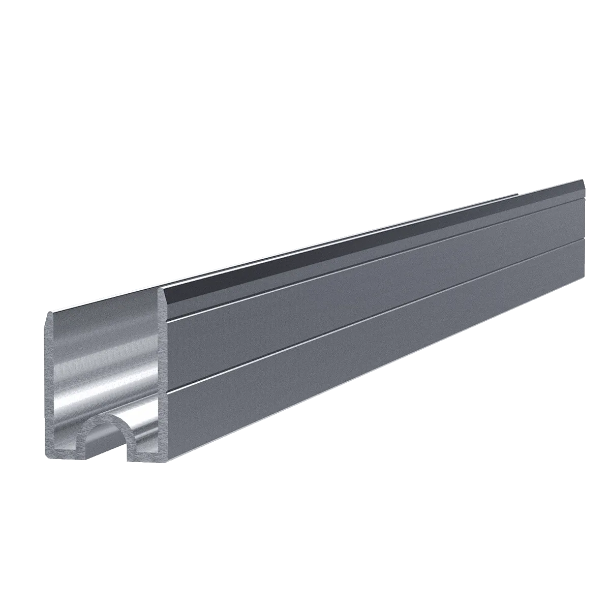 1/2" Aluminum Groove, 10 Feet Length