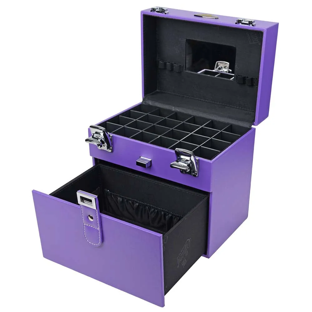 Color Matters - Nail Accessories Organizer and Makeup Train Case