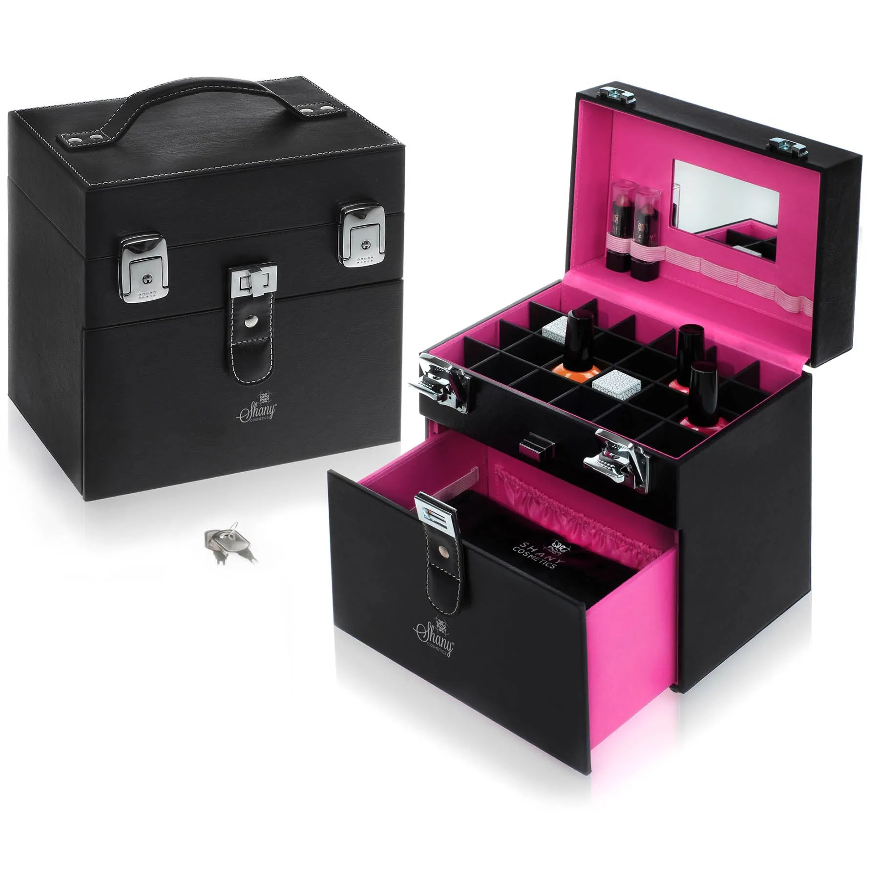 Color Matters - Nail Accessories Organizer and Makeup Train Case