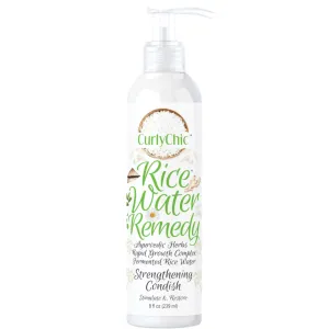 CurlyChic Rice Water Remedy Strengthening Deep Condish 8oz