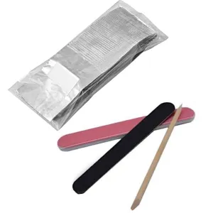 Disposable Nail Removal Pack - 50xFoil, File & Buffer