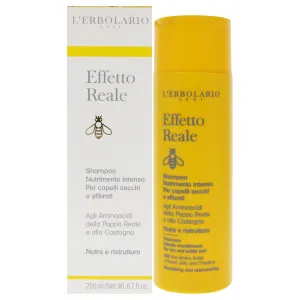 Effetto Reale Intense Nourishment Shampoo by LErbolario for Unisex - 6.7 oz Shampoo