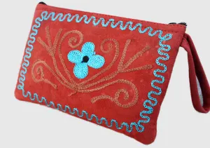 Flower Dream Soft Suede Women Purse