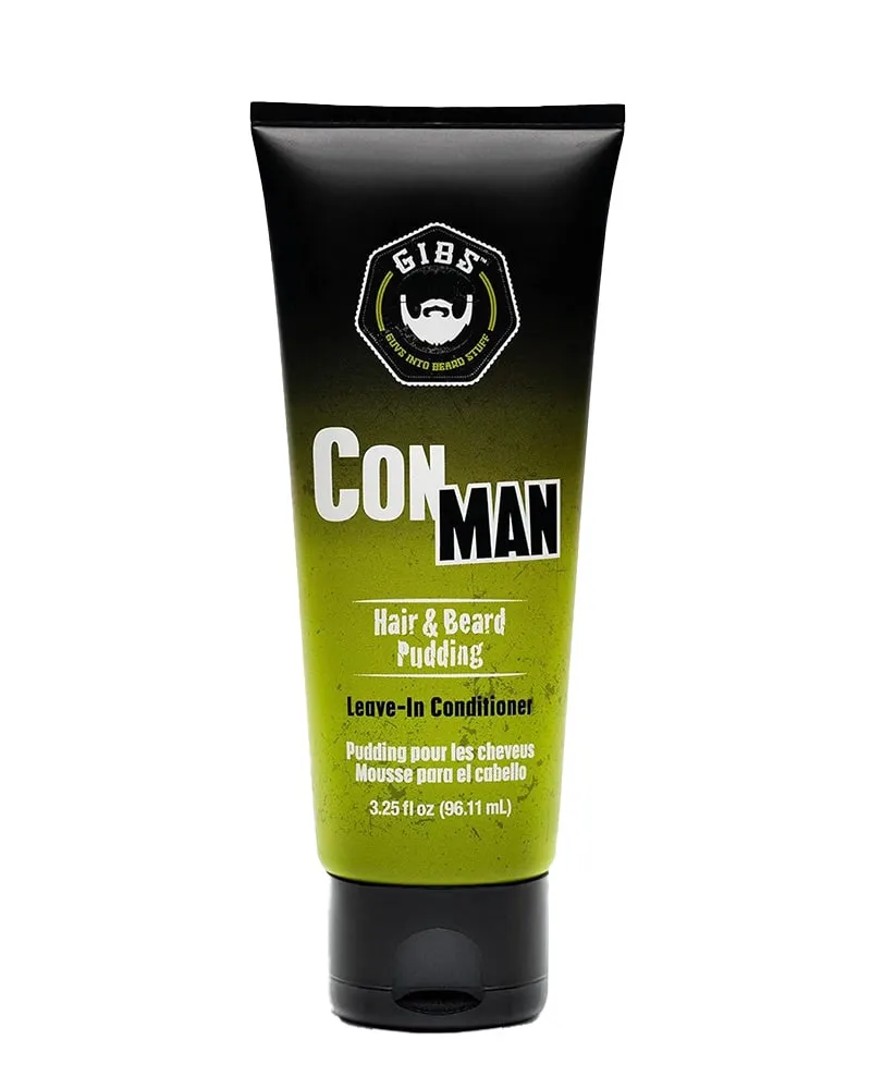 Gibs ConMan Hair & Beard Pudding 3.25 oz