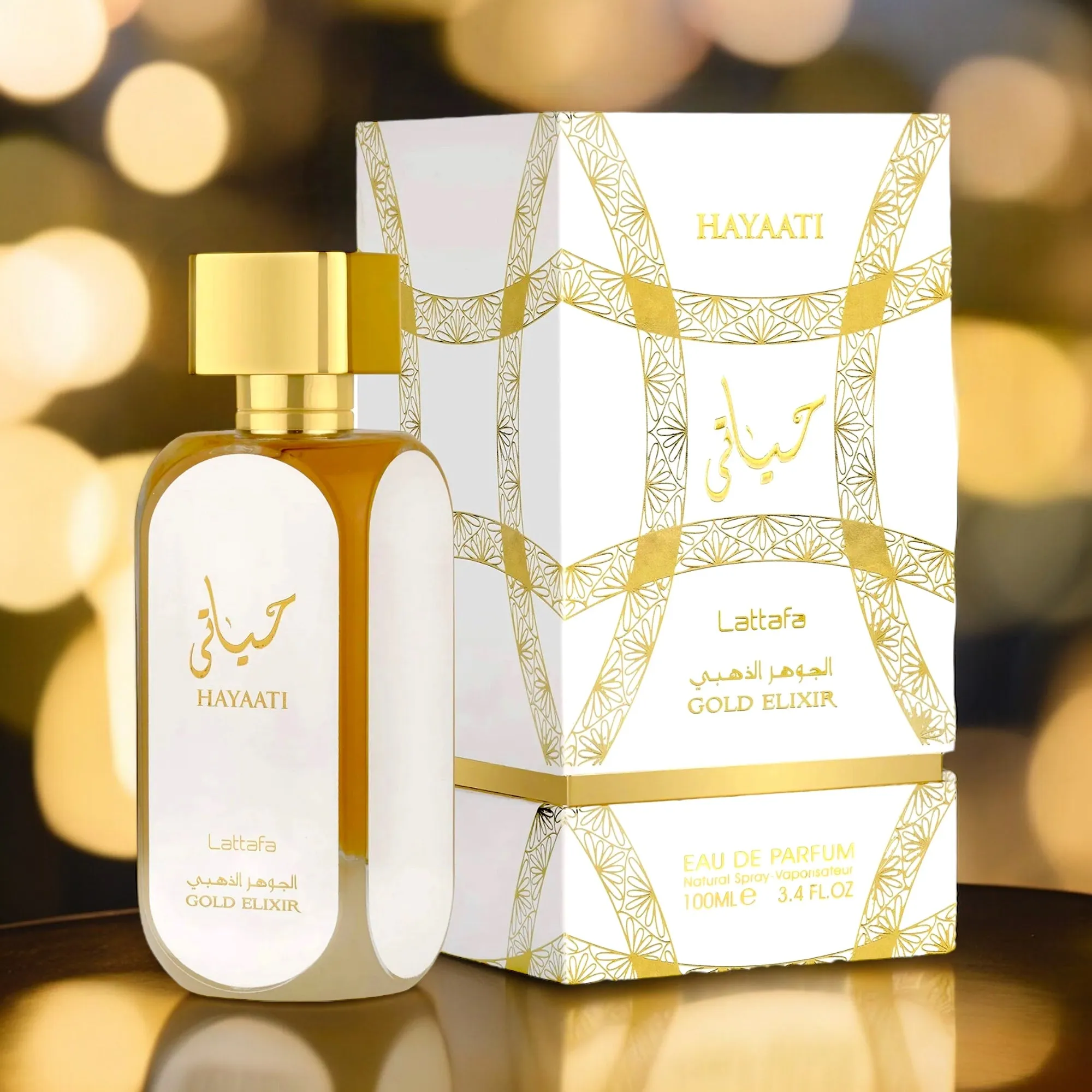 Hayaati Gold Elixir by Lattafa Eau de Parfum 3.4 oz Unisex