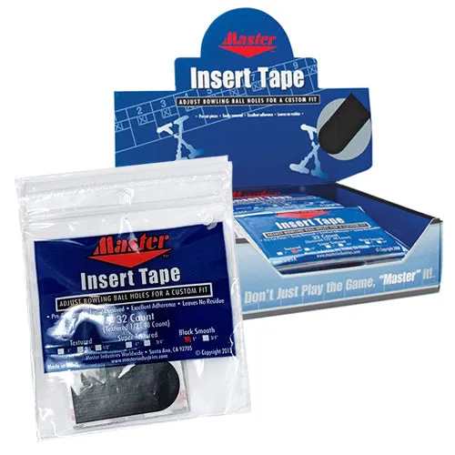 Master <br>Smooth Insert Tape <br>Black