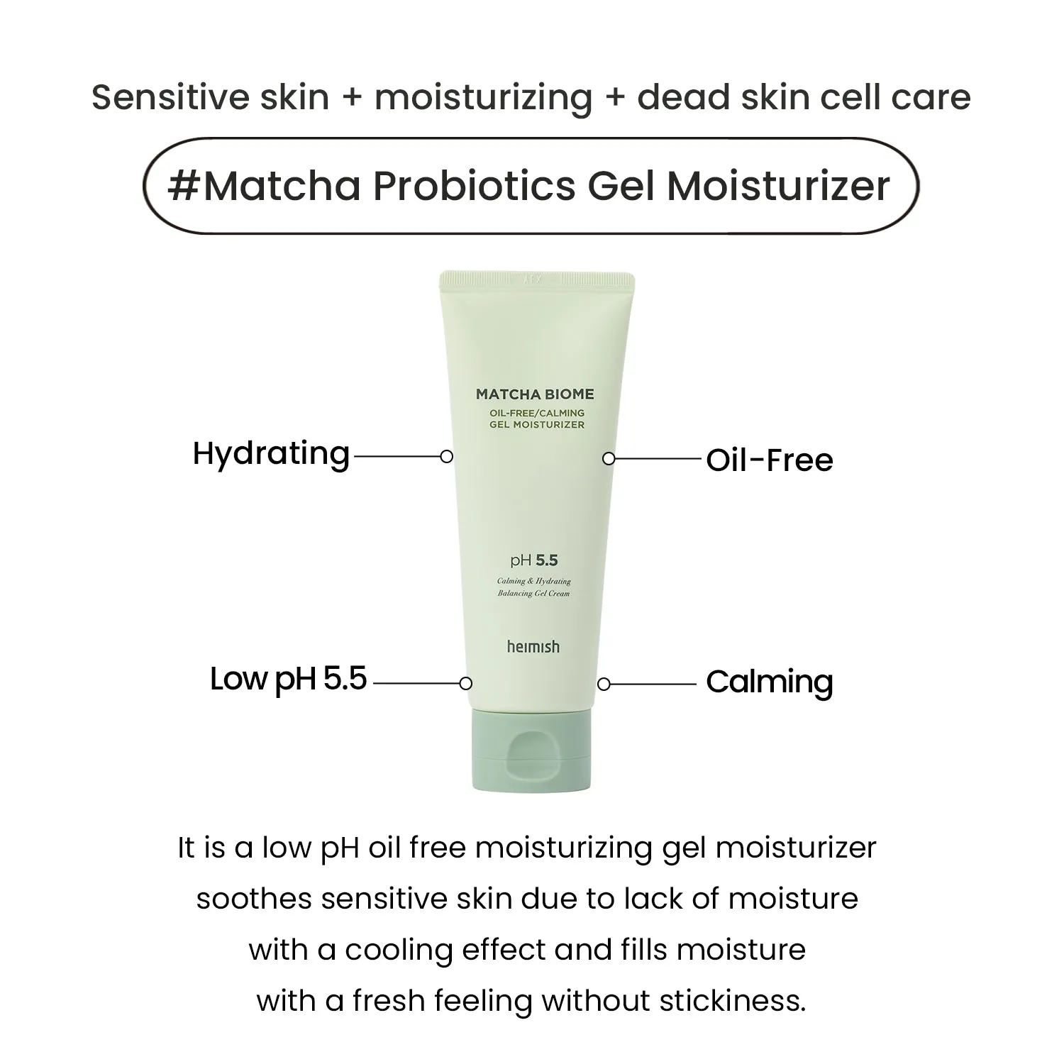 Matcha Biome Oil-Free Calming Gel Moisturizer 100ml/3.38fl.oz