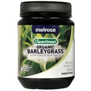 Melrose Org Clean Green Barley Grass 200g