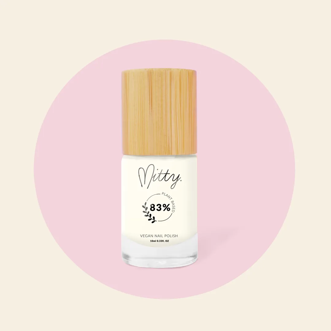 Mitty 83% Plant Based Polish - White Out