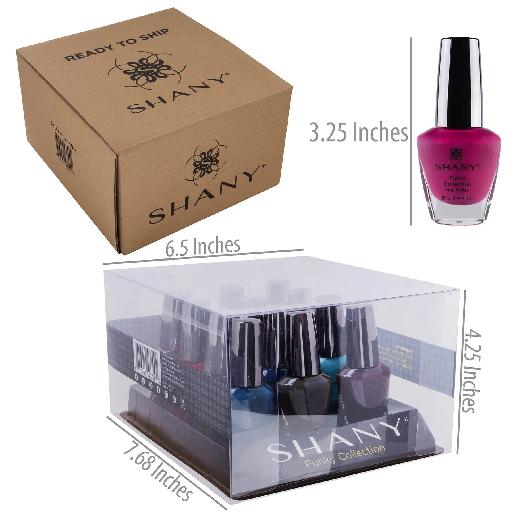 Nail Polish Set - 12 Colors