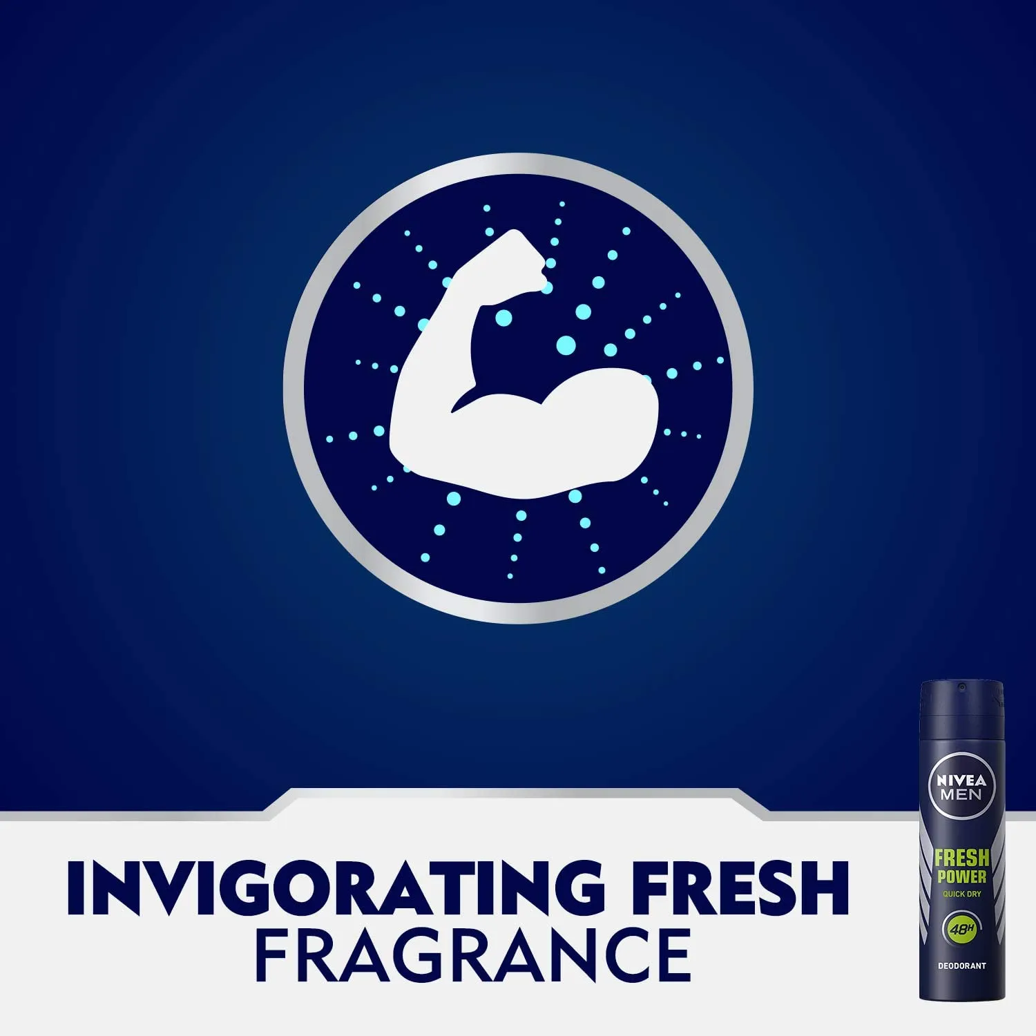 Nivea Men Fresh Power Antiperspirant For Men Fresh Scent Spray