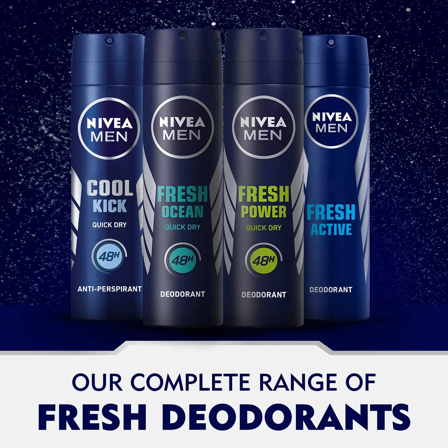 Nivea Men Fresh Power Antiperspirant For Men Fresh Scent Spray