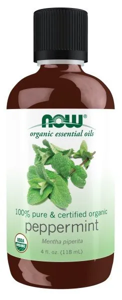 Now Foods Organic Peppermint Oil 4 fl oz Essential Oil