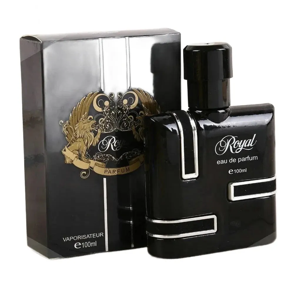 ROYAL BLACK for Him Original Eau de Parfum Long Lasting Fragrance Scent 3.4 Fl Oz