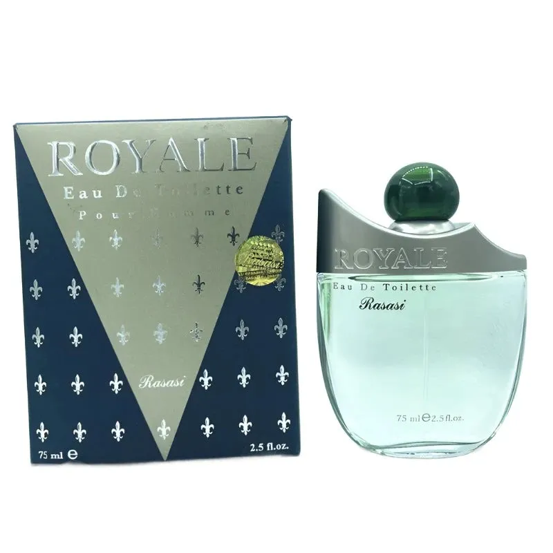 ROYALE BLUE RASANI Scented Pheromone Eau de Toilette Fragrance Original 2.5 Fl Oz