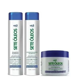 Sete Óleos Vegetable Seven Oils Nourishing Maintenance Kit 3x300 - Widi Care