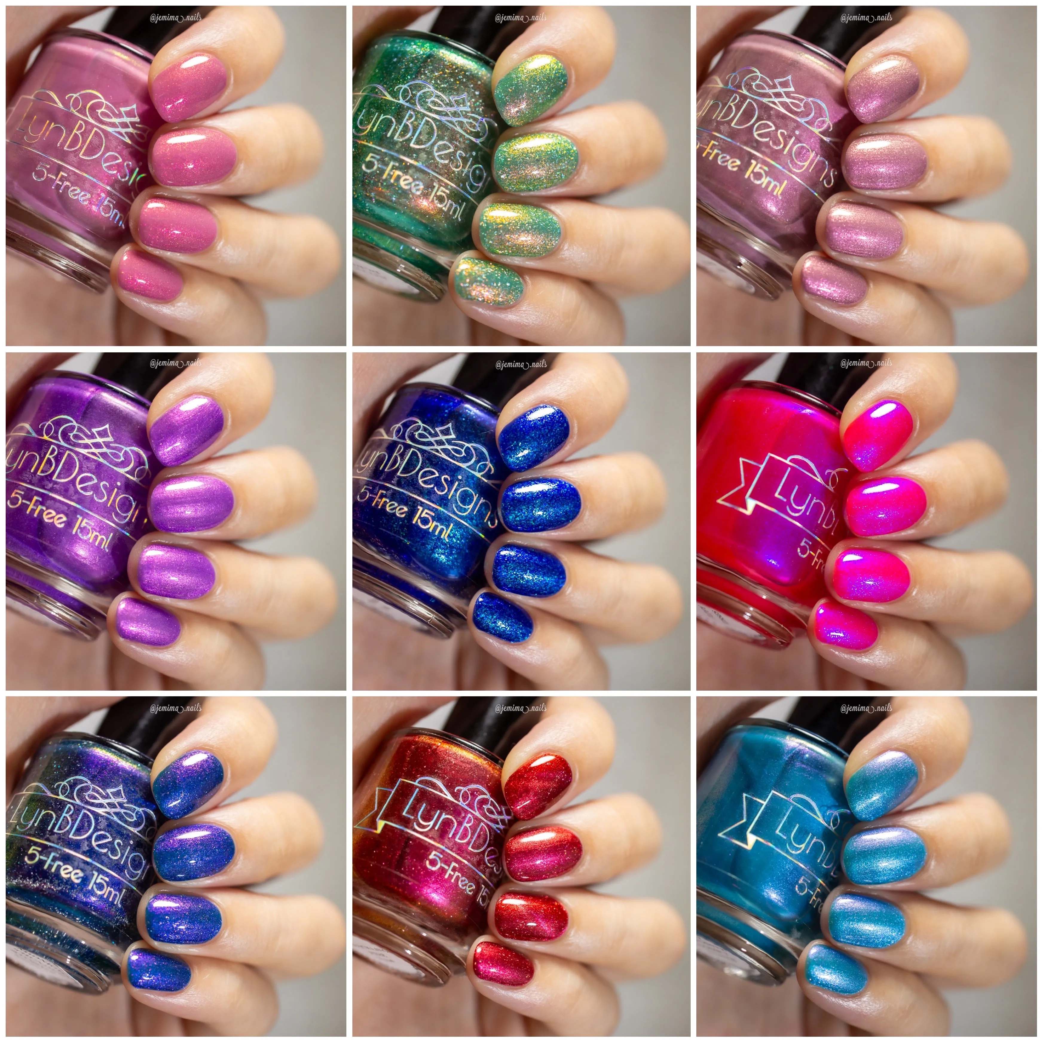 The “Comfort Colors” Collection 5-free 15ml